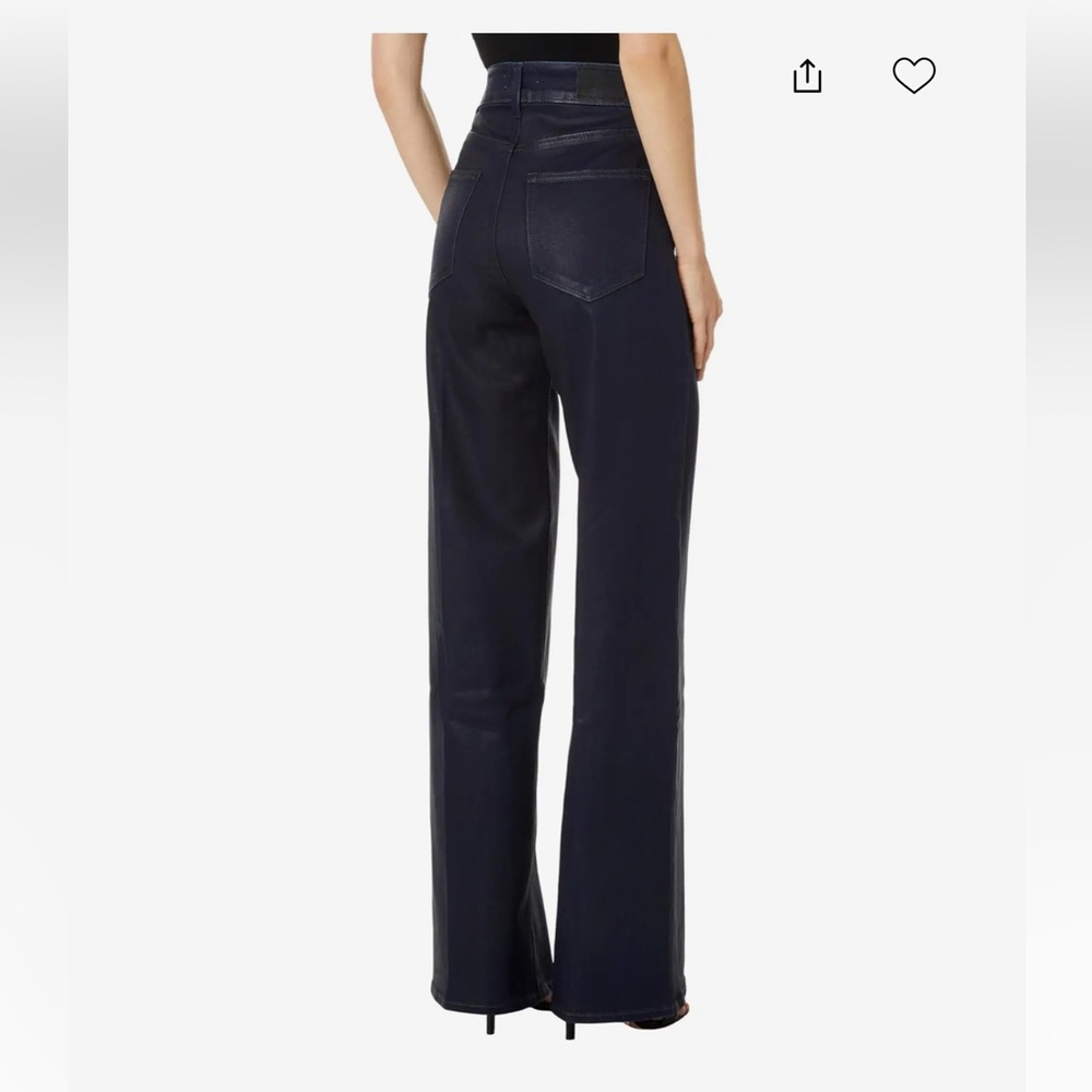 Paige Sasha Jeans in Glazed Indigo Coating - Picture 2 of 4